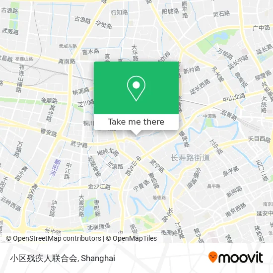 小区残疾人联合会 map