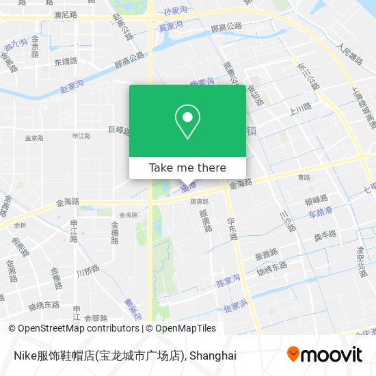 Nike服饰鞋帽店(宝龙城市广场店) map