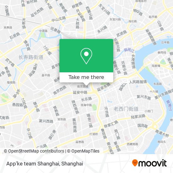 App'ke team Shanghai map