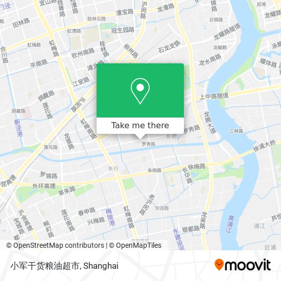 小军干货粮油超市 map