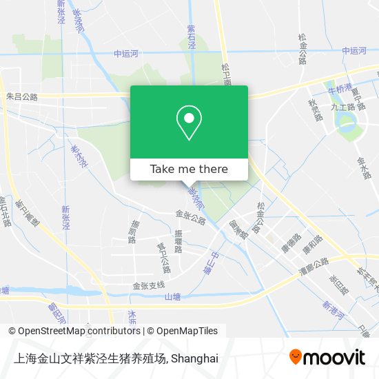 上海金山文祥紫泾生猪养殖场 map
