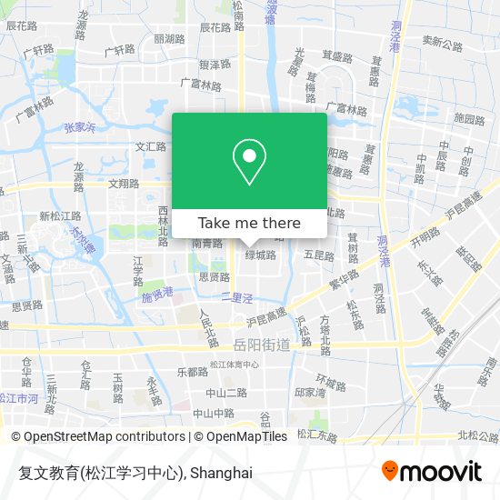 复文教育(松江学习中心) map