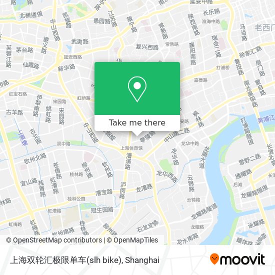 上海双轮汇极限单车(slh bike) map