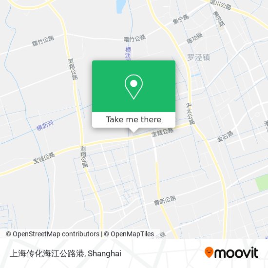 上海传化海江公路港 map