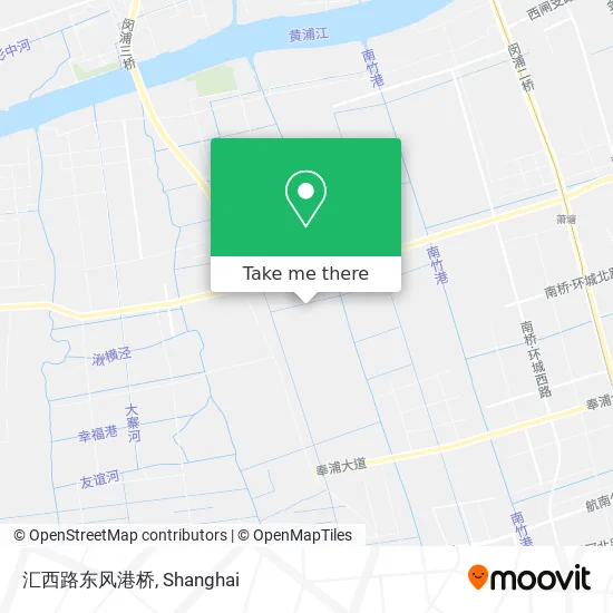 汇西路东风港桥 map