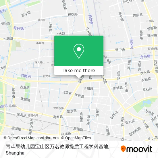青苹果幼儿园宝山区万名教师提质工程学科基地 map