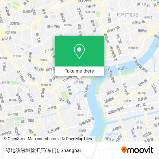 绿地缤纷城徐汇店(东门) map