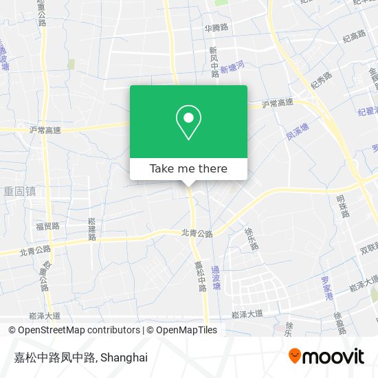 嘉松中路凤中路 map