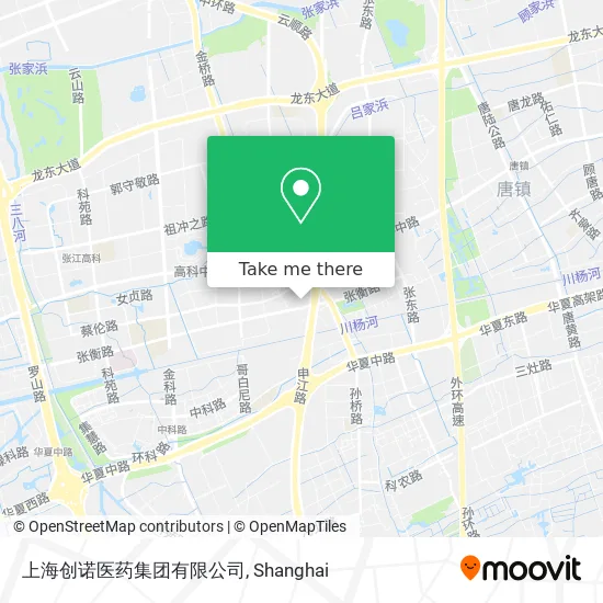 上海创诺医药集团有限公司 map