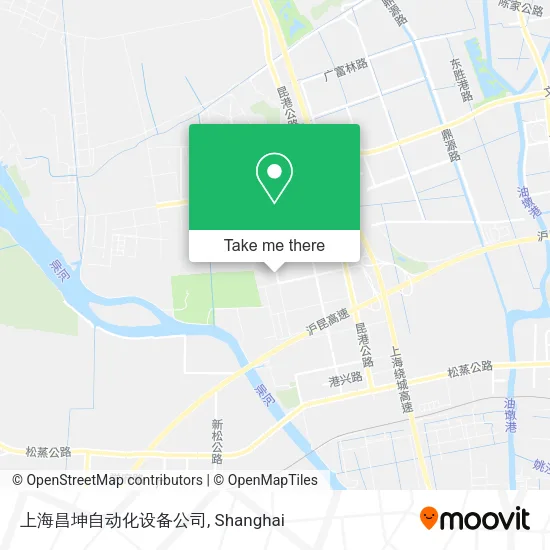 上海昌坤自动化设备公司 map
