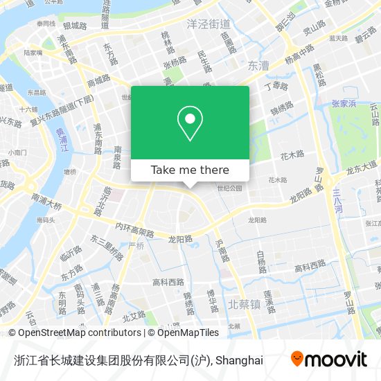 浙江省长城建设集团股份有限公司(沪) map