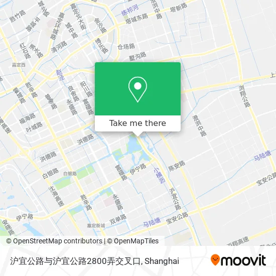 沪宜公路与沪宜公路2800弄交叉口 map