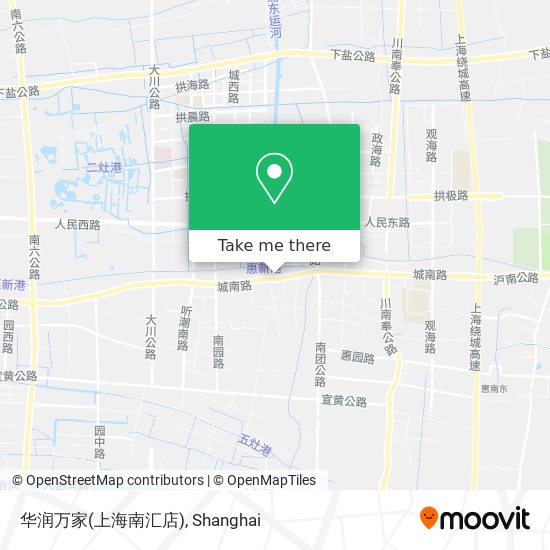 华润万家(上海南汇店) map