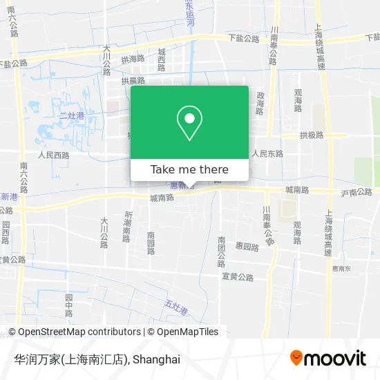 华润万家(上海南汇店) map