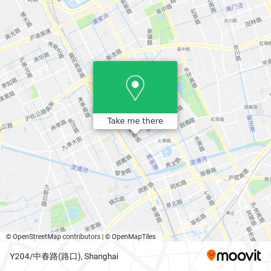 Y204/中春路(路口) map