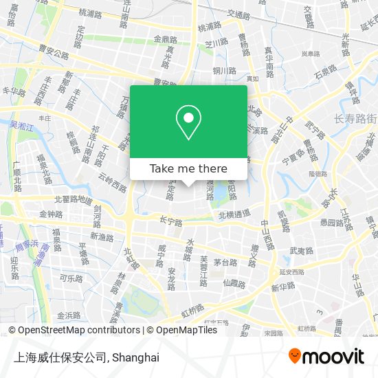 上海威仕保安公司 map