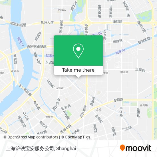 上海沪铁宝安服务公司 map