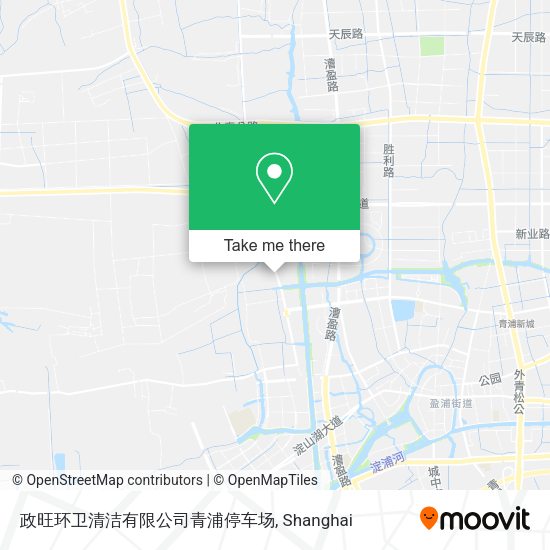 政旺环卫清洁有限公司青浦停车场 map