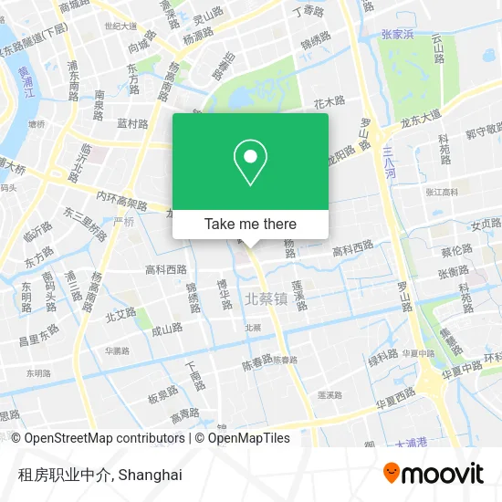 租房职业中介 map