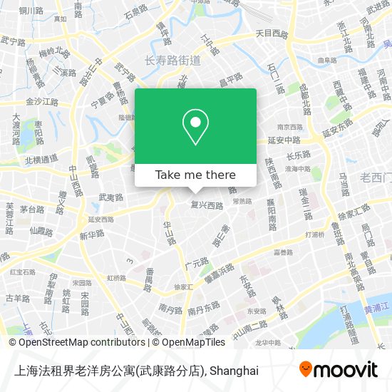 上海法租界老洋房公寓(武康路分店) map