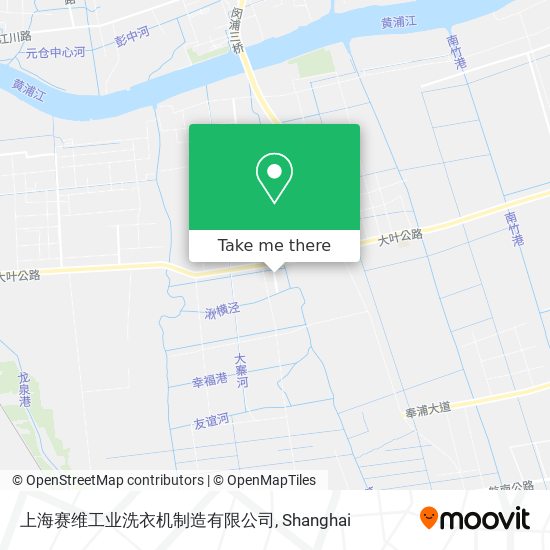 上海赛维工业洗衣机制造有限公司 map