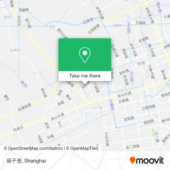 扇子形 map
