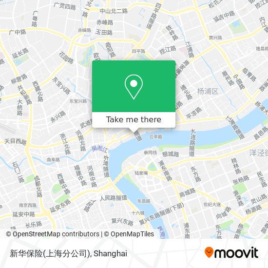 新华保险(上海分公司) map