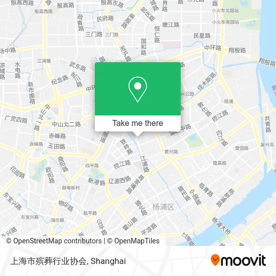 上海市殡葬行业协会 map