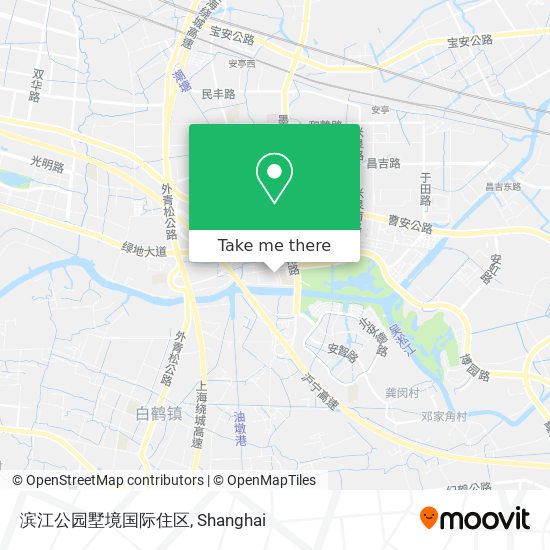 滨江公园墅境国际住区 map