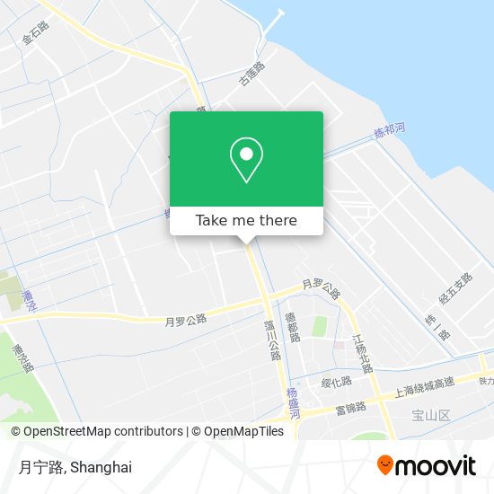 月宁路 map