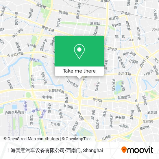 上海喜意汽车设备有限公司-西南门 map