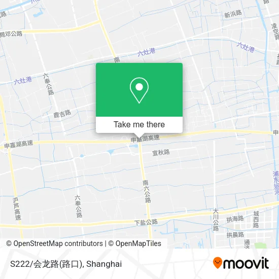 S222/会龙路(路口) map