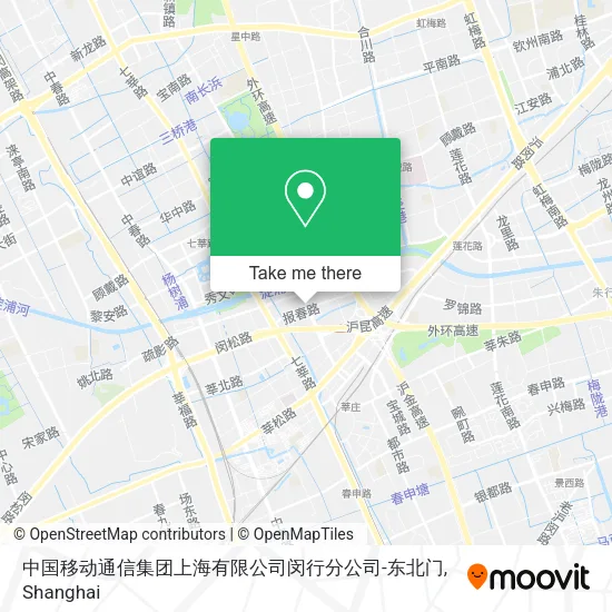 中国移动通信集团上海有限公司闵行分公司-东北门 map