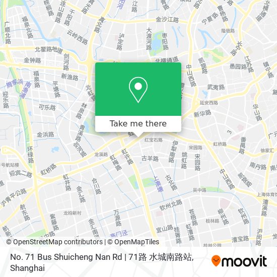 No. 71 Bus Shuicheng Nan Rd | 71路 水城南路站 map