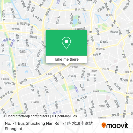 No. 71 Bus Shuicheng Nan Rd | 71路 水城南路站 map