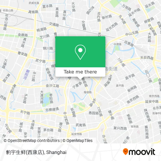 豹宇生鲜(西康店) map