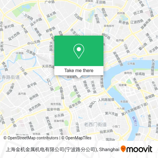 上海金机金属机电有限公司(宁波路分公司) map