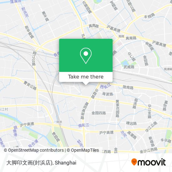 大脚印文画(封浜店) map