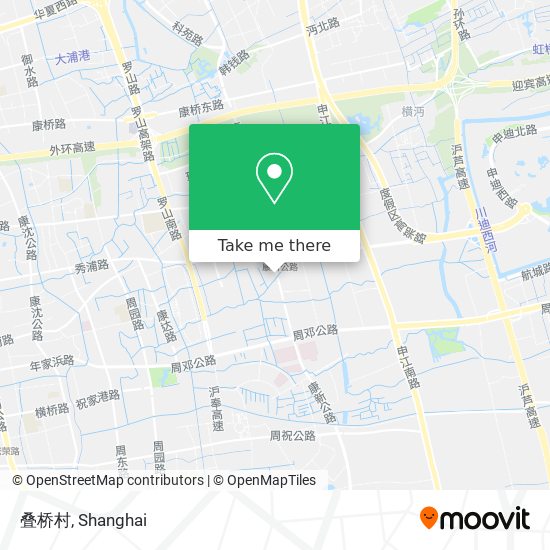 叠桥村 map