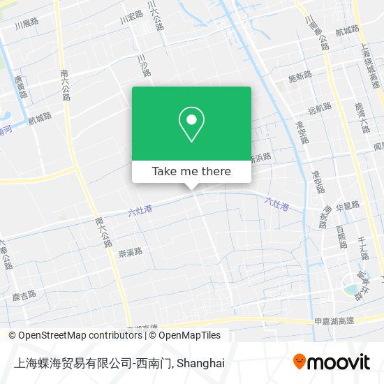 上海蝶海贸易有限公司-西南门 map