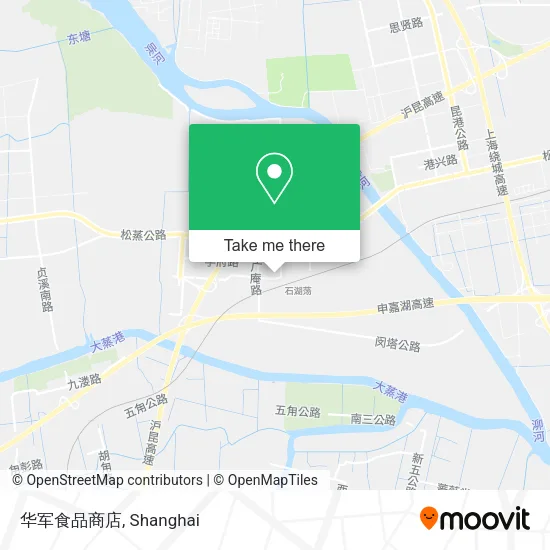 华军食品商店 map