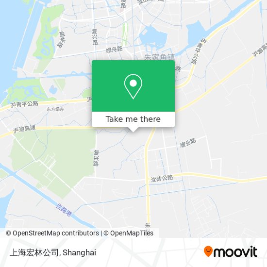 上海宏林公司 map