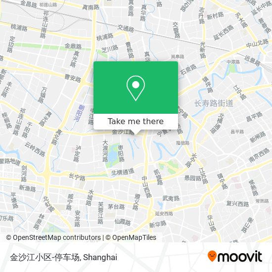 金沙江小区-停车场 map