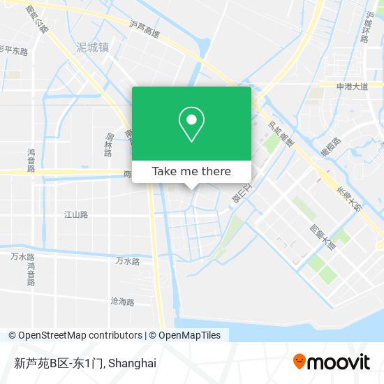 新芦苑B区-东1门 map