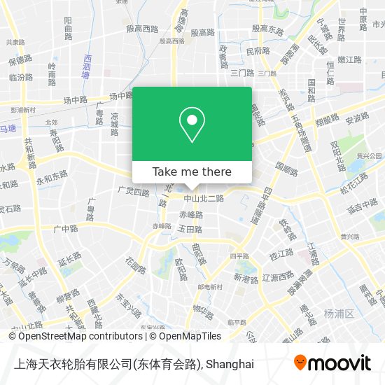 上海天衣轮胎有限公司(东体育会路) map