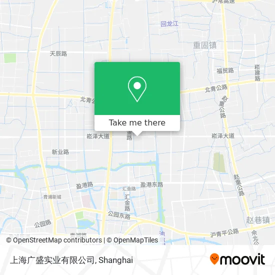上海广盛实业有限公司 map