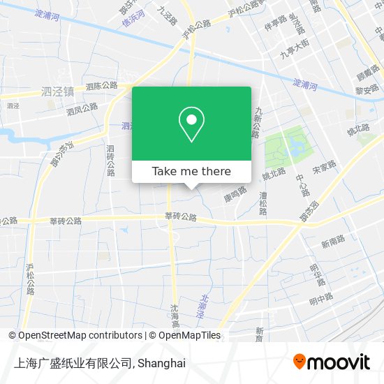 上海广盛纸业有限公司 map