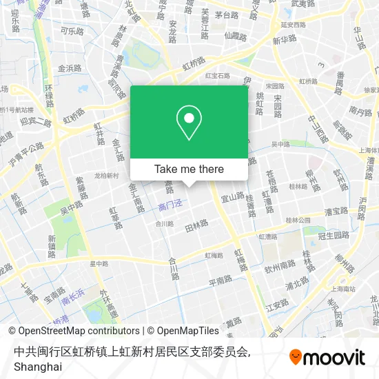 中共闽行区虹桥镇上虹新村居民区支部委员会 map