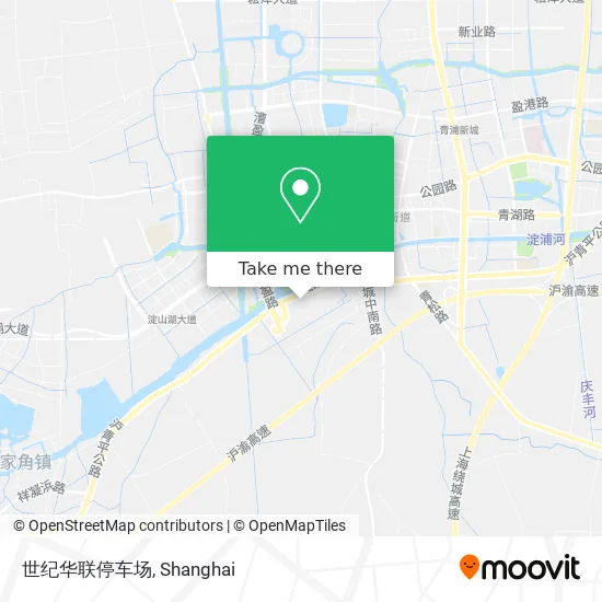 世纪华联停车场 map