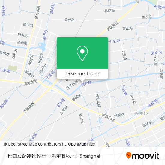 上海民众装饰设计工程有限公司 map